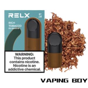 relx infinity pod rich tobacco