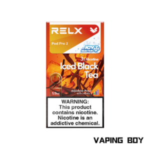 relx infinity pod iced black tea