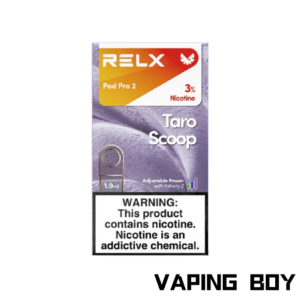 relx infinity pod taro scoop