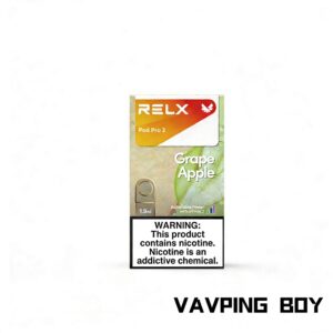 relx infinity pod tangy green（grape apple）
